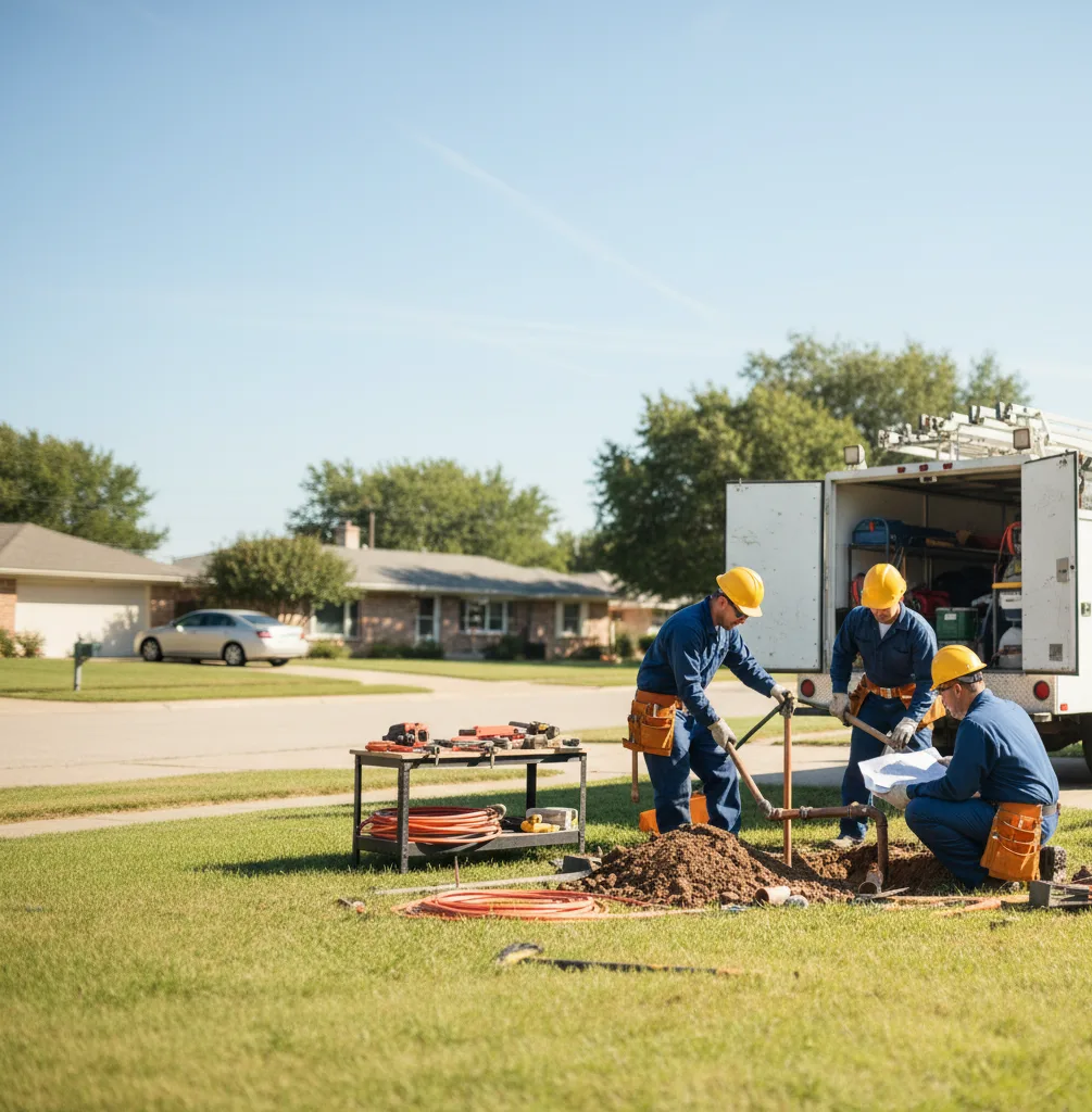 Sewer Line Repair in East Bernard, TX